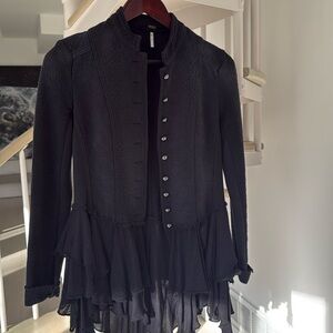 Free people military style jacket top